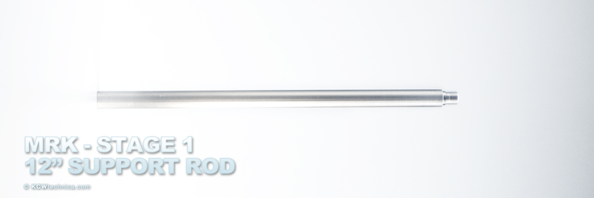 MRK (Modular Rigging Kit) – Basic : Rods 12″ aluminum solid extendable – Pair
